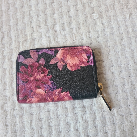 Victoria's Secret Floral Black and Pink Women's Wallet - Picture 2 of 9